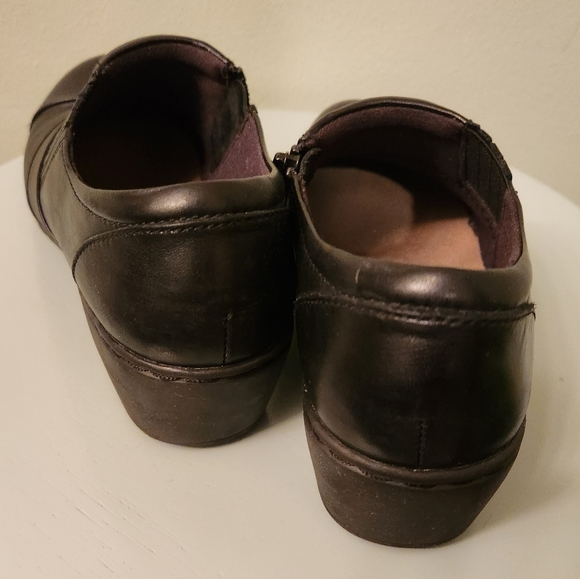 Clark's soft sole platform shoe sz 7 - Picture 6 of 9